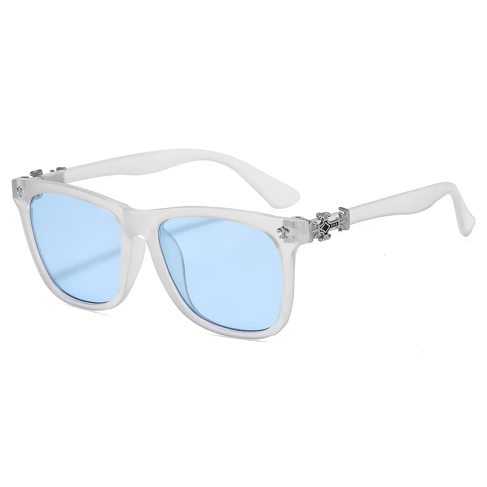 Samjune Square Anti-Blue Light Glasses — Unisex Vintage Eyewear