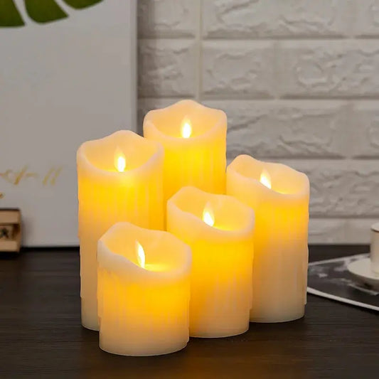 EW Led Simulation Electronic Candle Light Decorative Light