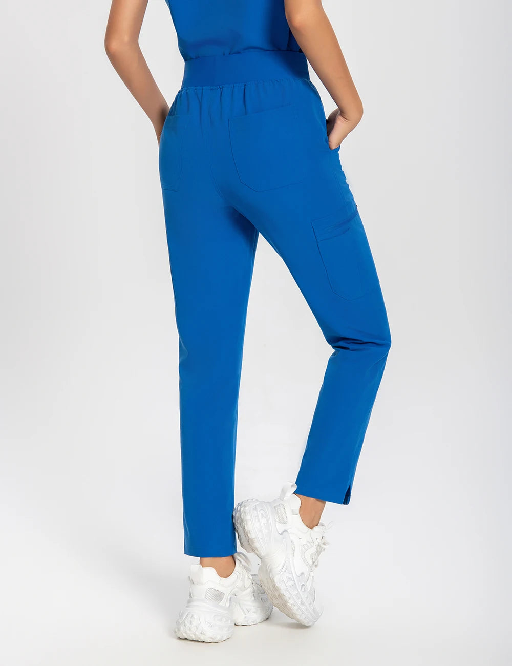 Women’s Antibacterial Scrubs Set – Soft V-Neck Top & Wrinkle-Resistant Pants