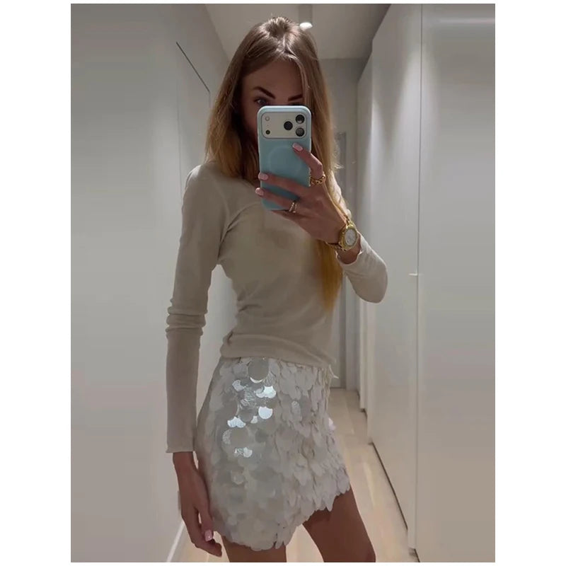Women's Sequin Mini Skirt Collection