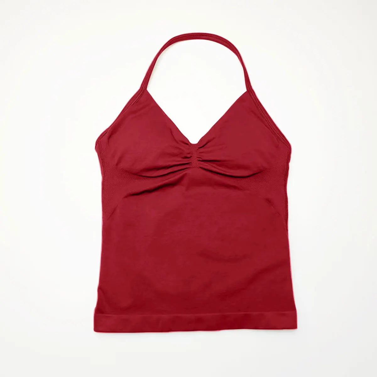 Women's Seamless Longline Yoga Tank Top with Removable Pads