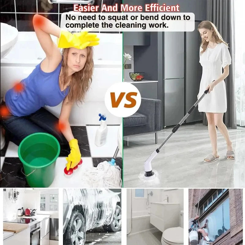 Cordless Electric Spin Cleaning Brush