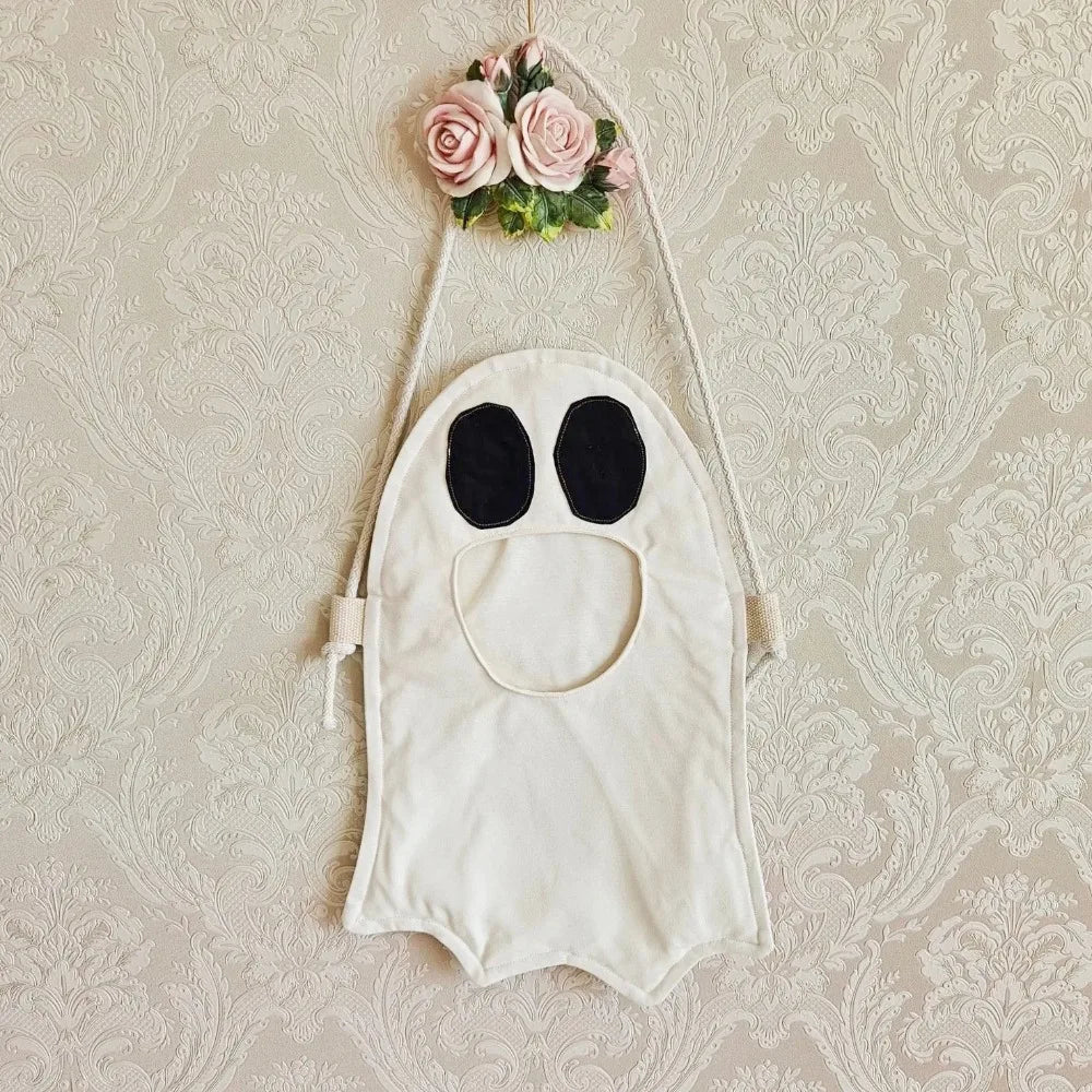 Halloween Ghost Drawstring Treat Bag