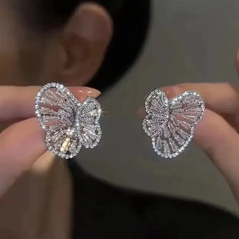 Gorgeous Geometric Drop Earrings for Women with Cubic Zirconia – Luxury Wedding & Party Jewelry