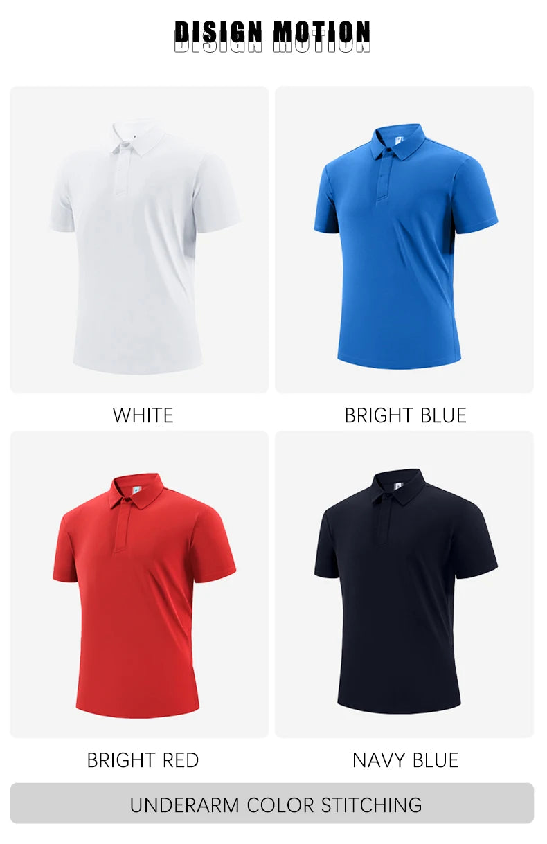 Men’s Premium Polo Shirt – Short Sleeve Business Casual Golf & Outdoor Wear