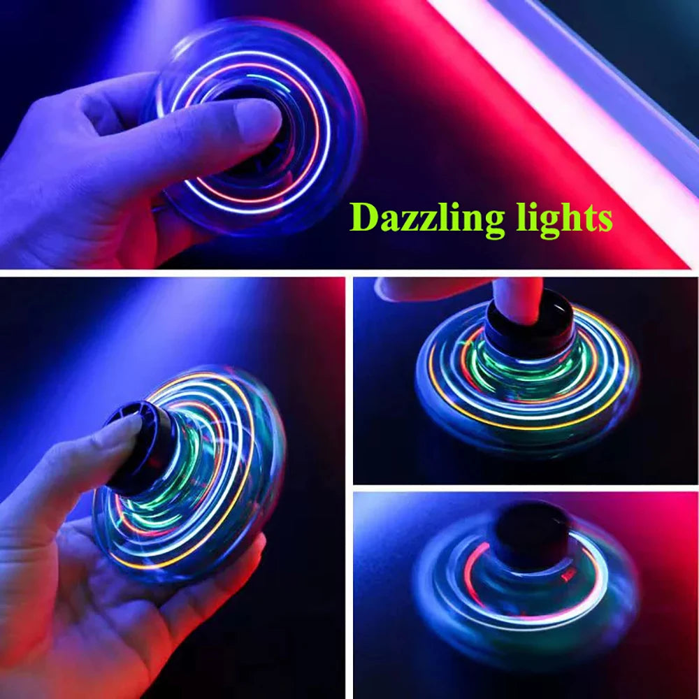 Next-Gen Flying Spinner UFO Toy – Hand-Controlled Mini Drone with LED Lights | Magic Hover Ball for Teens & Kids | 360° Boomerang Fidget Toy