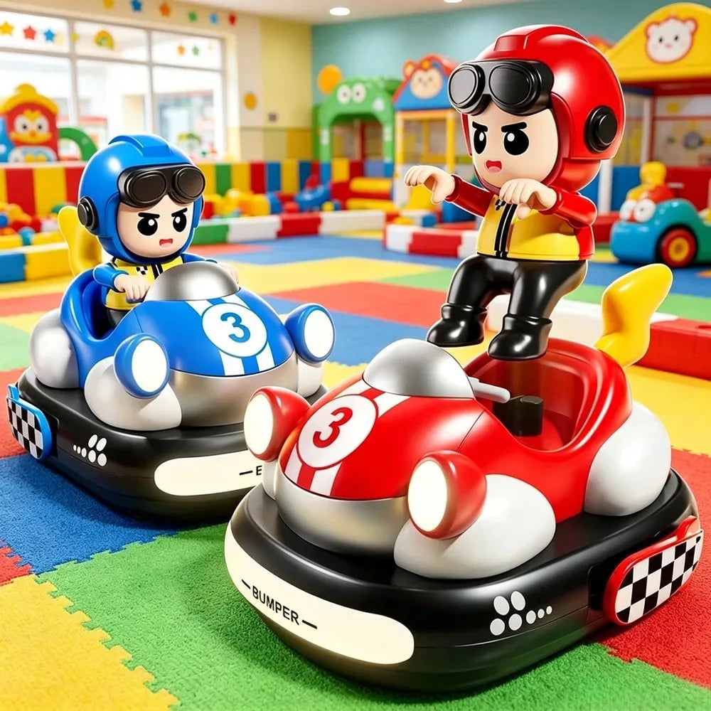 Remote Control Bumper Kart Set – 2-Player RC Drift Racing Cars