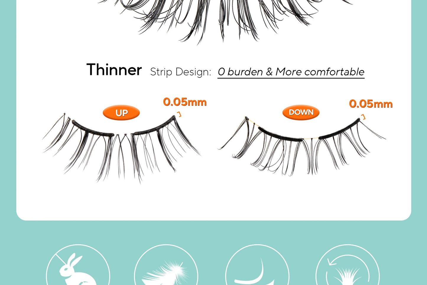 Soft Magnetic Eyelashes – No Glue Needed | Reusable | Natural 3D Look | Easy to Apply