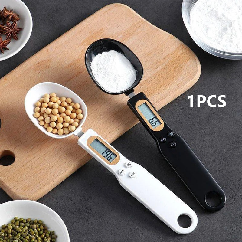 Digital Kitchen Scale 500g/0.1g Precision LCD Measuring Spoon Scale for Food, Flour, Coffee & Milk