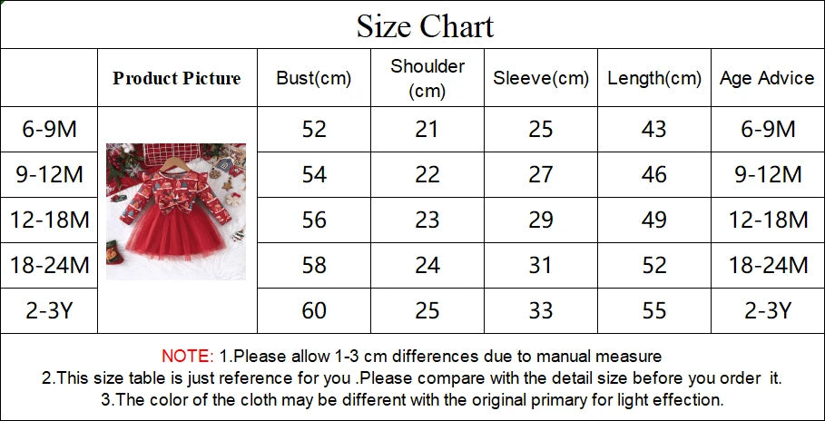 Baby Girl New Year Dress – Green Christmas Tree Print Outfit, “My First New Year” Costume for Newborns & Toddlers