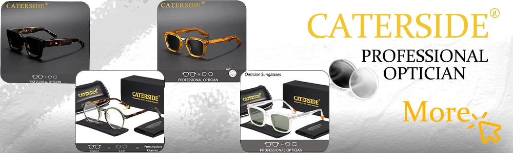 Caterside Square UV400 Sunglasses — Unisex Fashion Eyewear