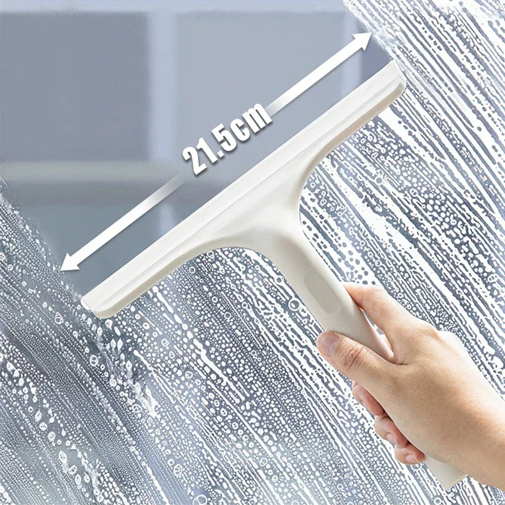 3-in-1 Window Cleaning Tool – Spray Bottle, Microfiber Scrubber & Squeegee for Glass, Mirrors & Cars | Multi-Purpose Household Cleaner