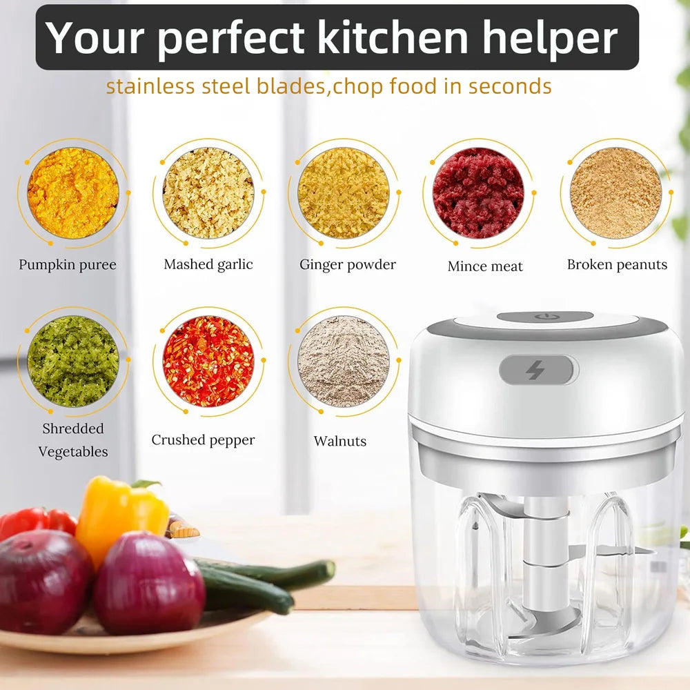 Vegetable Slicer and Grater with Collection Container