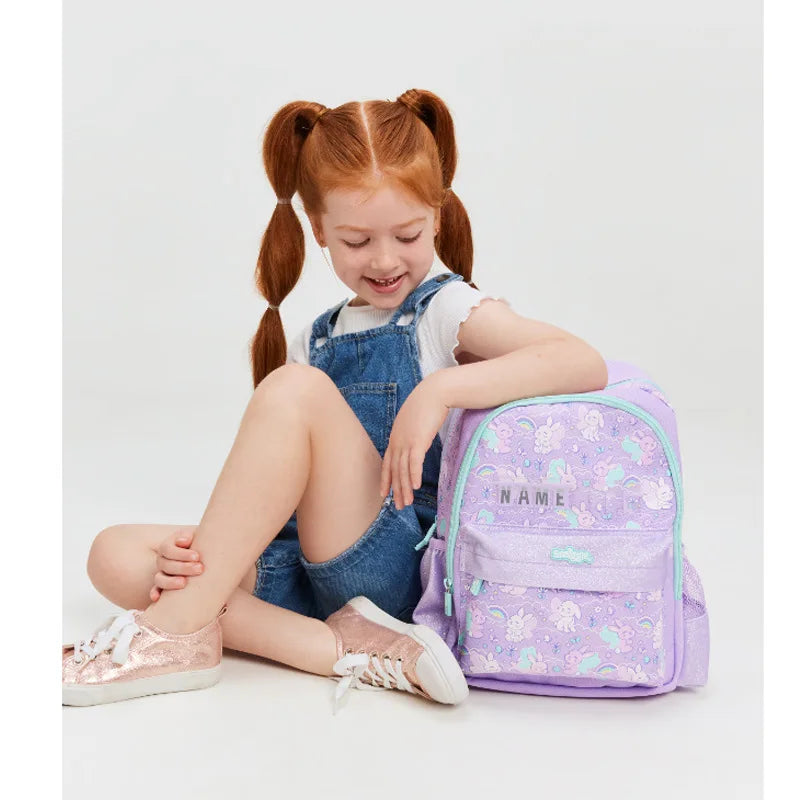 Australian Angel Rabbit Kids Backpack – Cute Cartoon School Bag for Primary Students | Lightweight, Outdoor Leisure Bag, Ideal Christmas Gift
