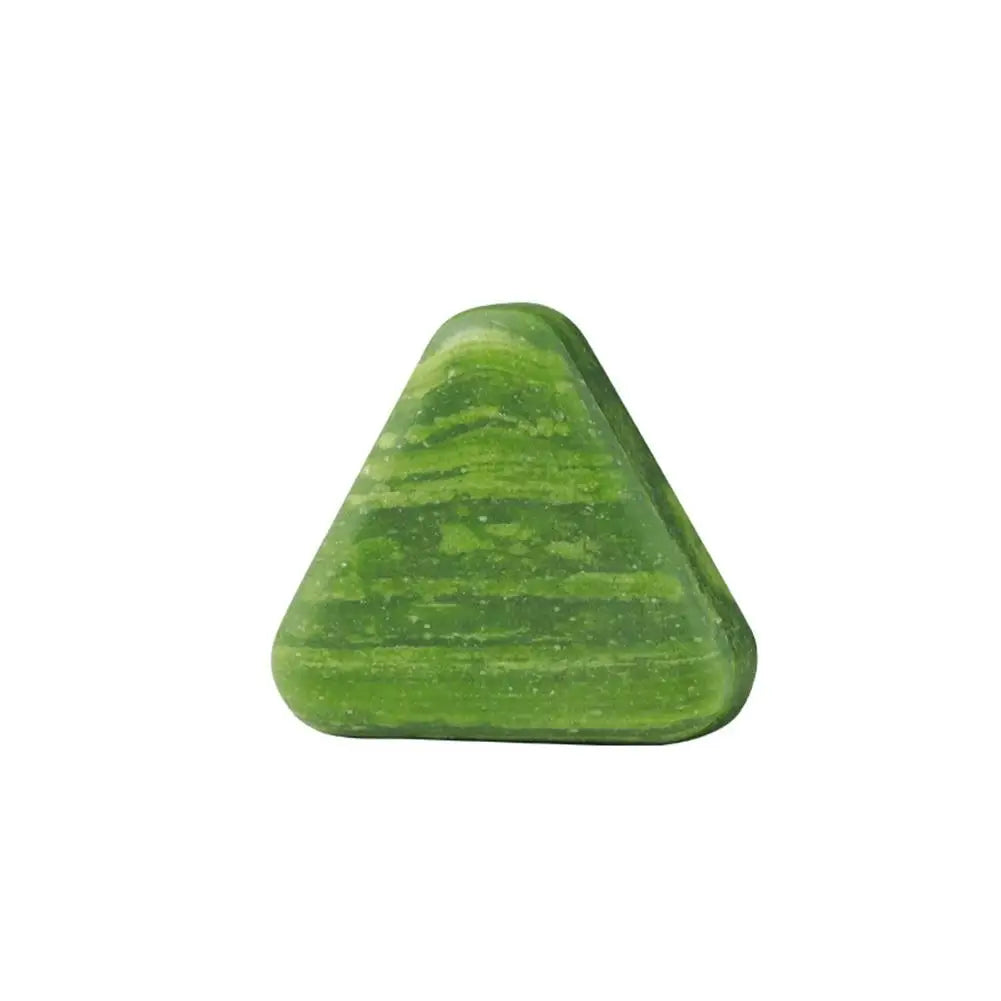 Usman Herbal Grass Shampoo Soap Bar – Cypress Leaf & Polygonatum Extracts, Refreshing Cleanse, Oil Control & Itch Relief, 120g