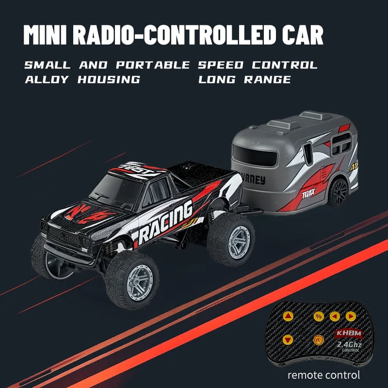 1/64 Scale Mini Alloy Remote Control Car – Portable RC Toy with Up to 60 Minutes Runtime – Fun Electronic Gift for Children