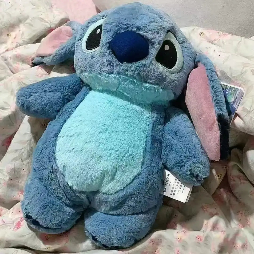 Anime Stitch Plush Hot Water Bottle, Extra Large Soft Hand Warmer, Cozy Winter Heating Bag Gift