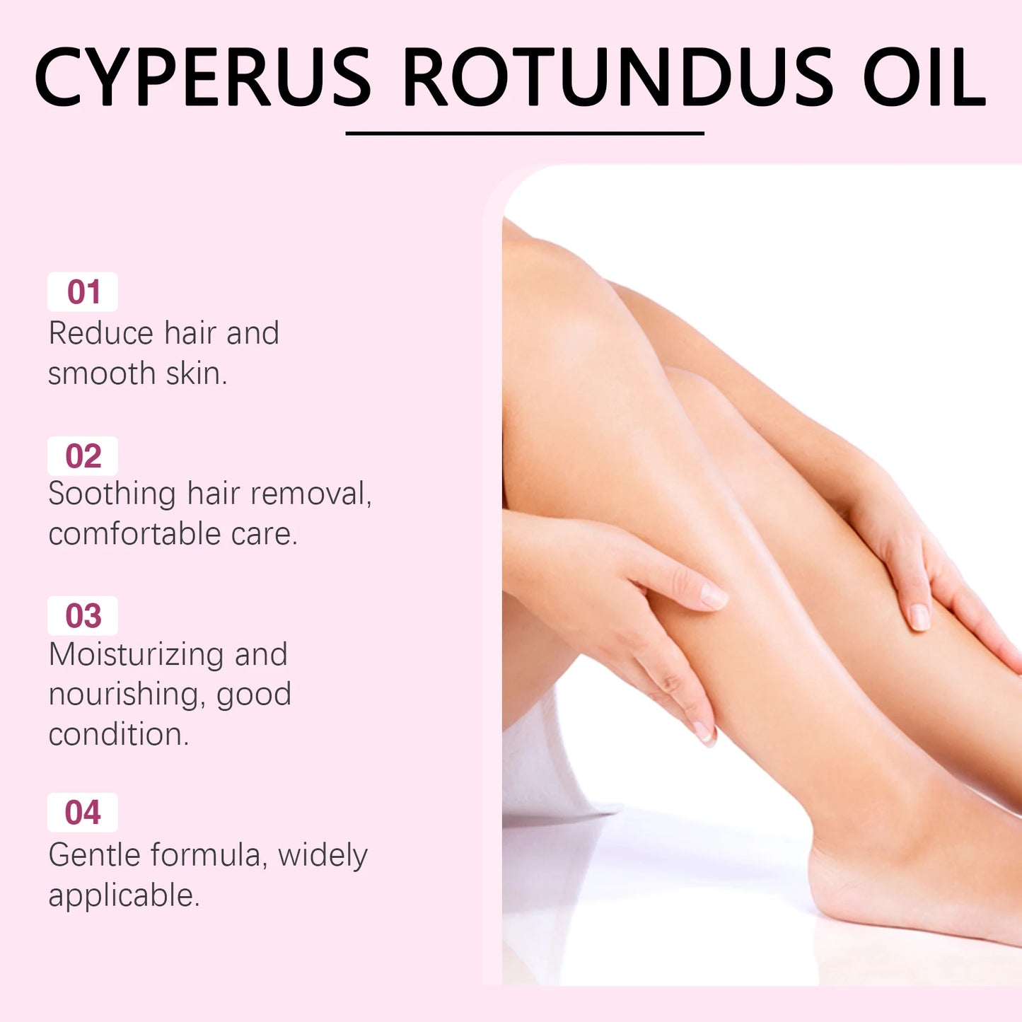 Cyperus Oil Natural Hair Inhibitor & Post-Shave Body Oil