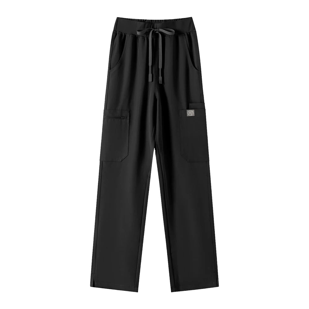 Women’s Antibacterial Scrubs Set – Soft V-Neck Top & Wrinkle-Resistant Pants