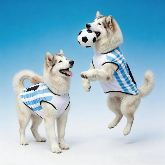 2026 Soccer Pet Jersey – Breathable Mesh Dog & Cat T-Shirt, Lightweight Summer Sports Vest for Small Dogs & Puppies, Quick-Dry Pet Clothing