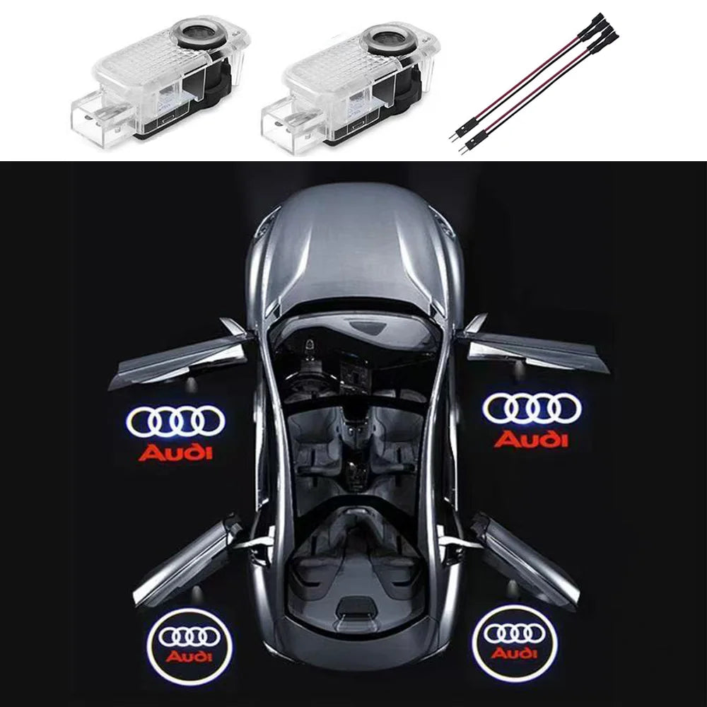 LED Car Door Projector Lights – 2-Piece Set