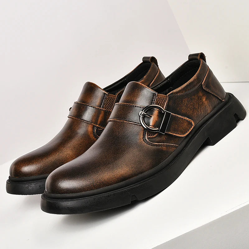 Men’s Leather Shoes – Casual Loafers, Monk Strap & Slip-On Oxfords