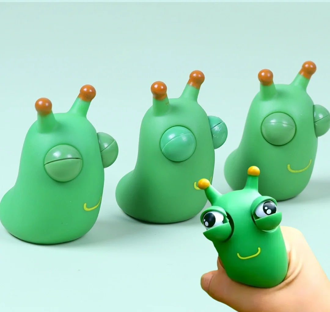 Green Worm Squeeze Fidget Toy