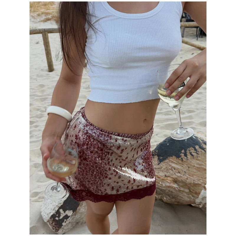 Women's Sequin Mini Skirt Collection