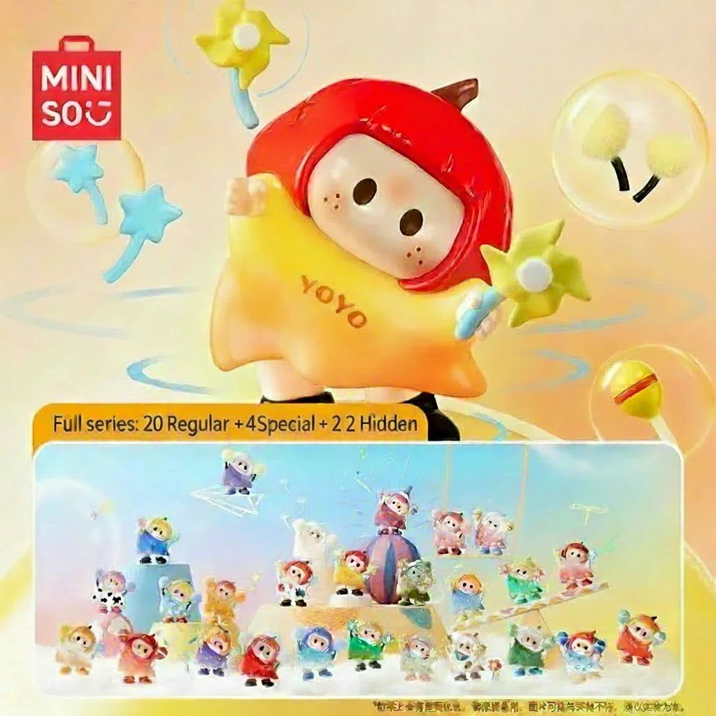 Original Yoyo Cute Tilting Head Series Blind Box Mystery Collectible Figurine – Decorative Display Toy & Gift