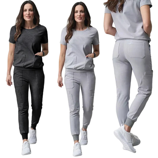 High Quality Fashionable Stylish Nurse Jogger Scrubs Uniform Sets