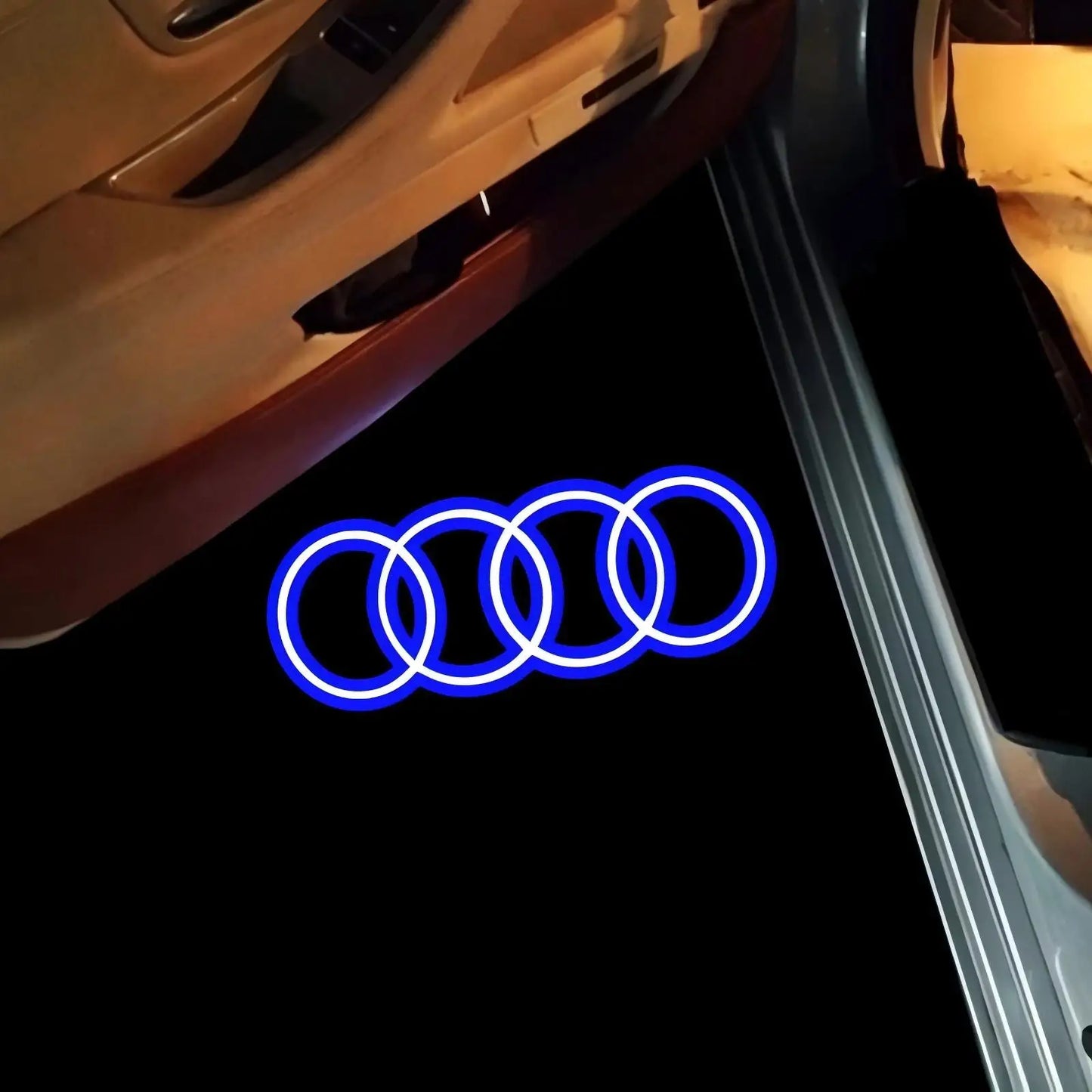 HD LED Car Door Welcome Logo Projector Lights for Audi A3 A4 A5 A6 A7 Q3 Q5 Q7 S3 S4 S5 RS SQ5 S Line Quattro Models
