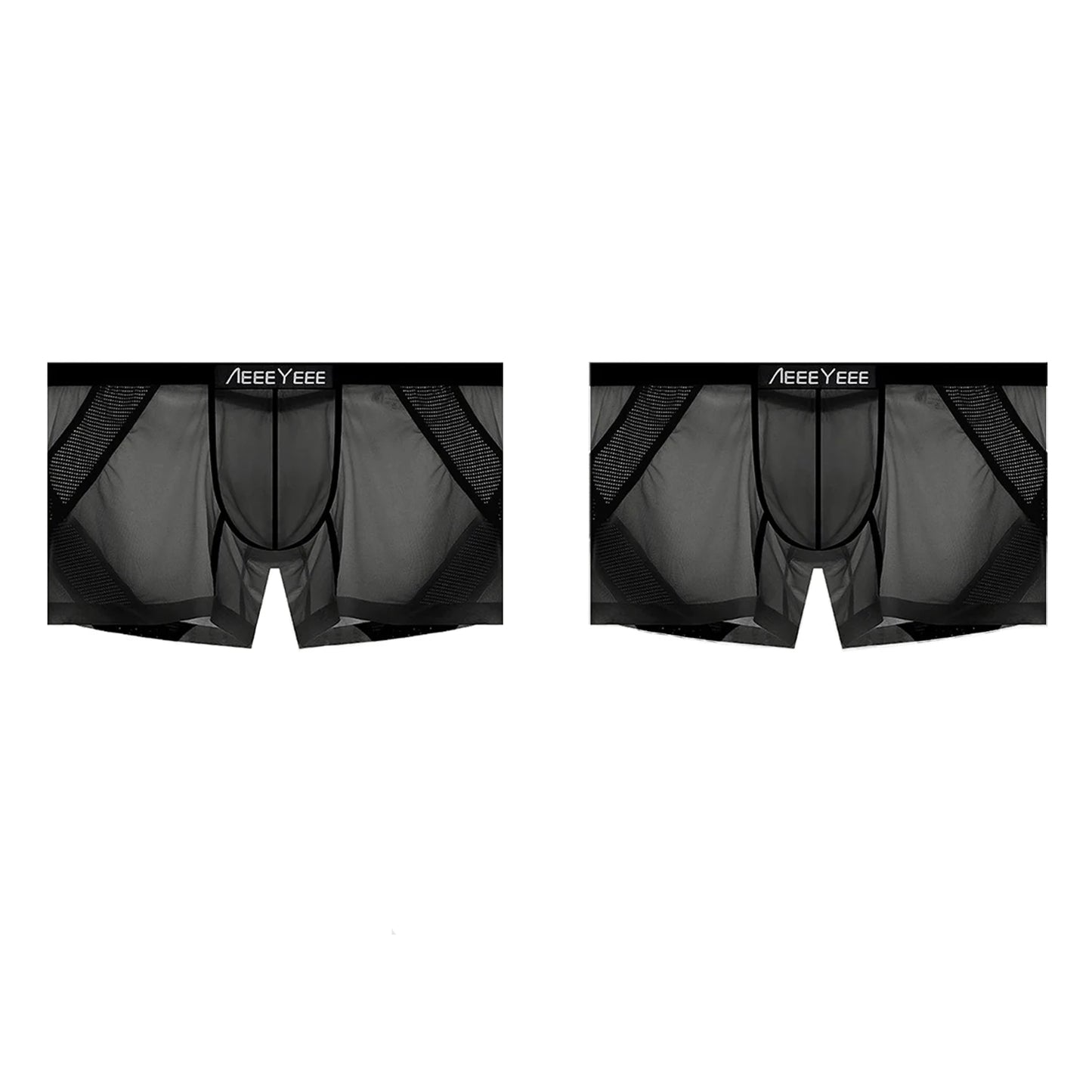 Men’s Ice Silk Boxer Shorts – Slim Fit, Comfortable Underwear, 1 or 2 Pieces