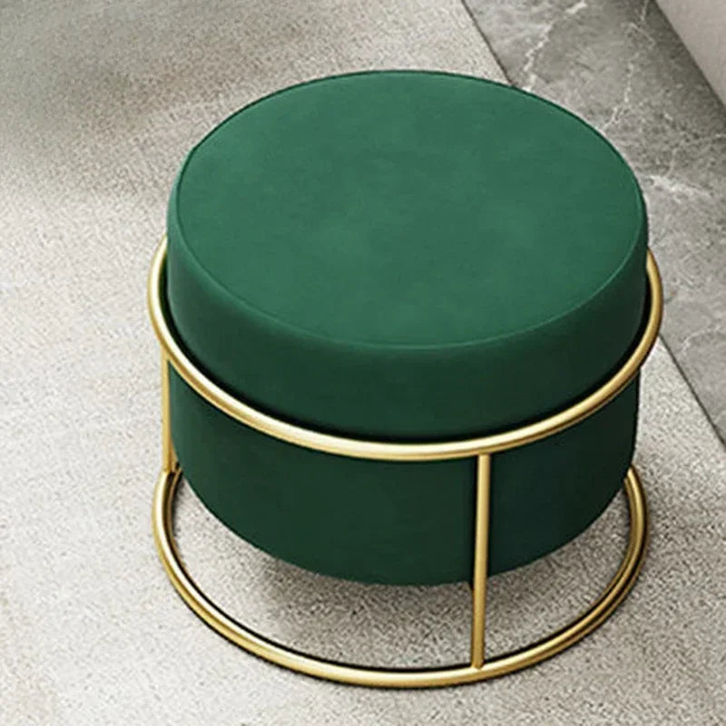 Round Stools Portable Pliant Aesthetic Morden Stools Multifunction Affordable Luxury Taburete Pegable Portatil Home Furniture