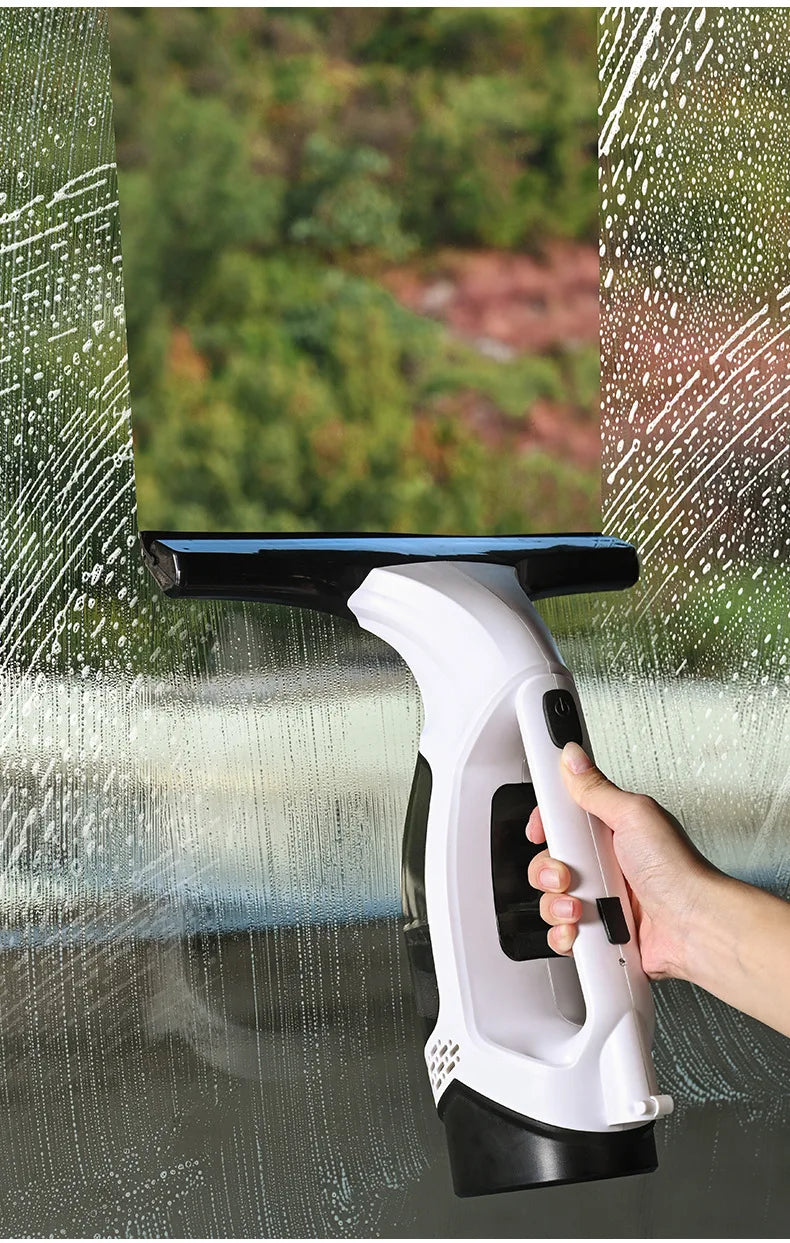 Multifunctional Cordless Electric Window Cleaner | Rechargeable Automatic Glass Cleaning Machine for Windows, Mirrors & Shower Glass