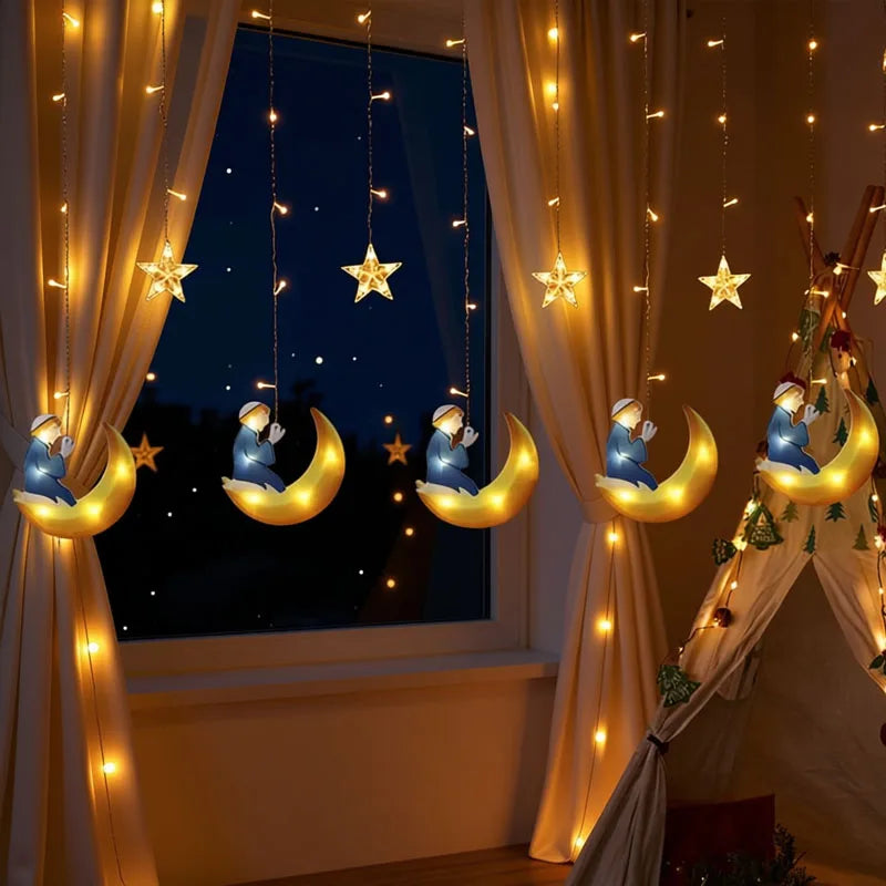 Decorative LED String Lights for Ramadan and Eid Celebrations
