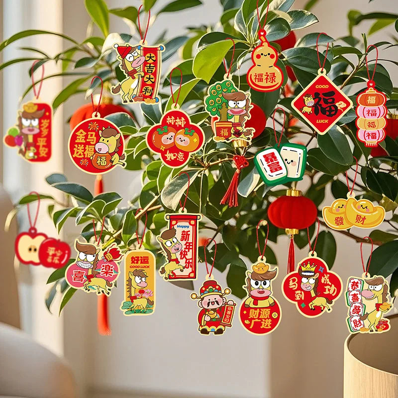 1 Pack Chinese New Year Hanging Decoration – Spring Festival Wall Ornament for Home & Party Decor