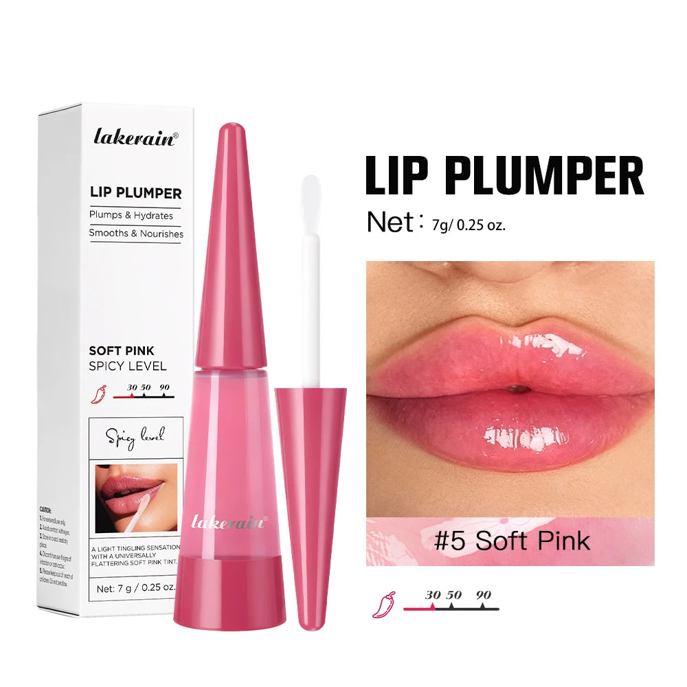 Hydrating Lip Plumper Gloss – Moisturizing Serum for Fuller, Smoother Looking Lips