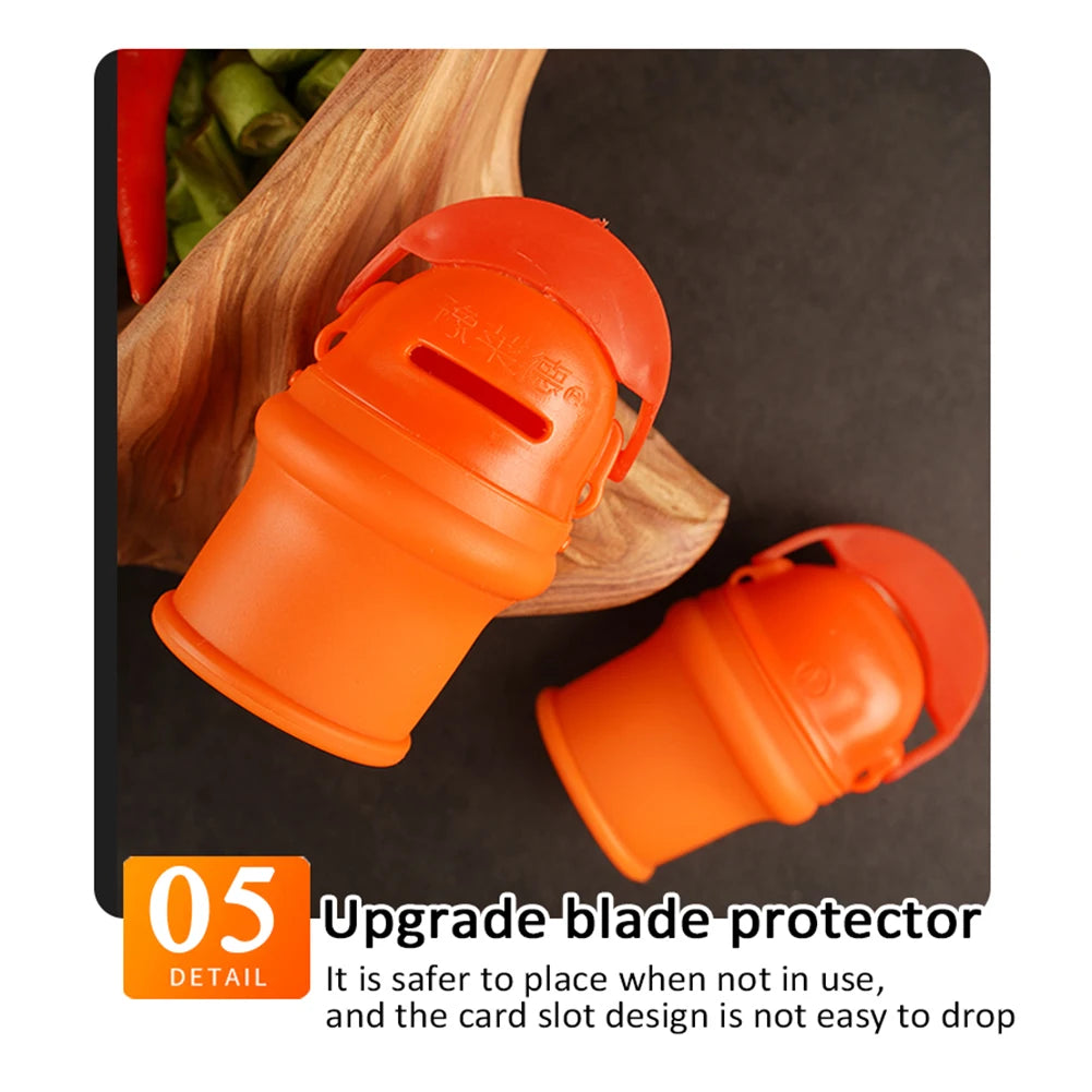 Vegetable Picking Thumb Knife with Finger Protector – Fingertip Cutter for Harvesting, Gardening & Plant Care