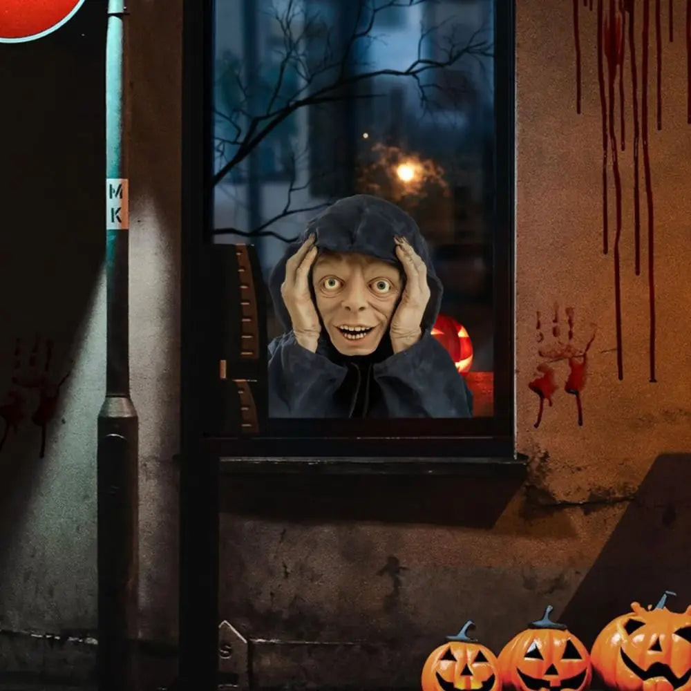 Halloween Spooky Face Static Window Cling