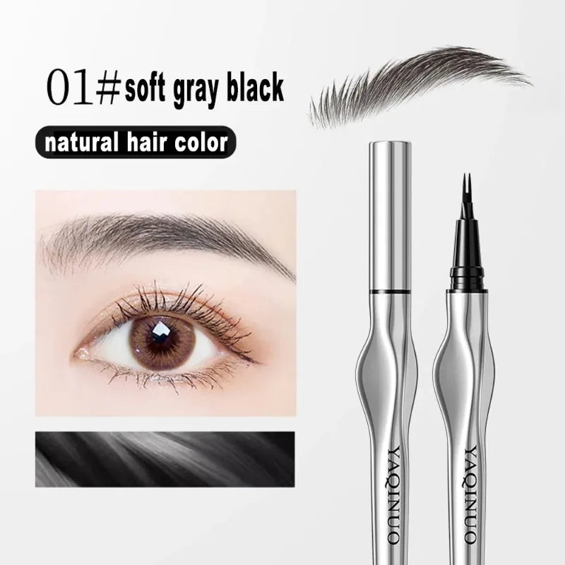Double, 2-Point Eyebrow Pencil – Long-Lasting, Waterproof, Precision Brow Pen