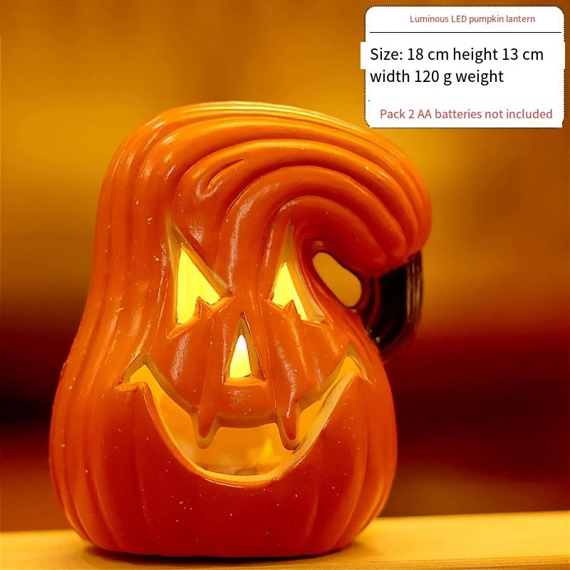 Decorative Pumpkin Lantern – Halloween Prop & Outdoor Pumpkin Light Decoration