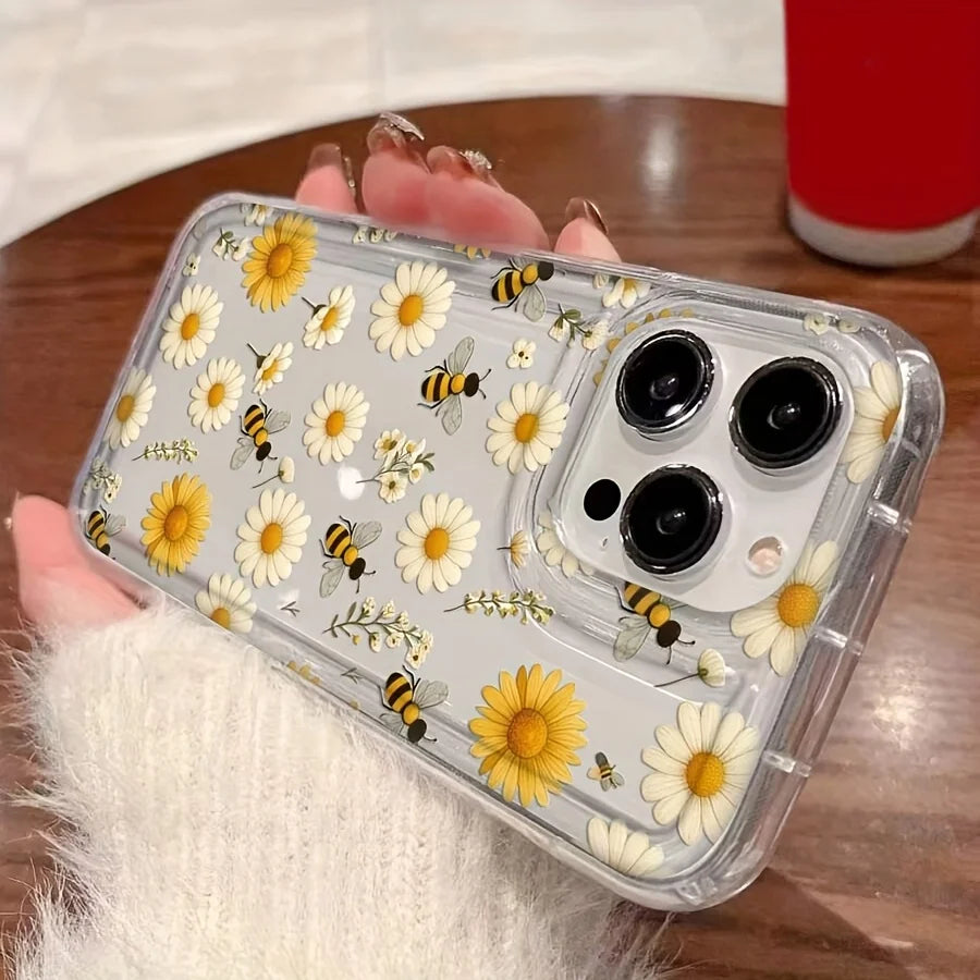 Sun Moon Stars Silicone Phone Case for iPhone