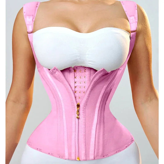 Fajas Colombians Girdle High Compression Postpartum Corset Waist Trainer Body Shaper Shaping Curve Shapewear Slimming Shirt