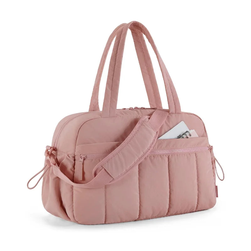 Women’s Travel Duffle Bag with Wet Pocket – Lightweight Water-Resistant Weekender & Gym Carry-On Bag