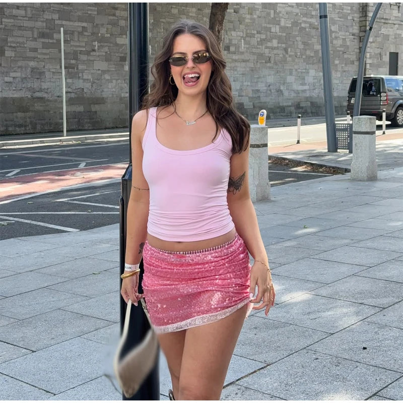 Women's Sequin Mini Skirt Collection
