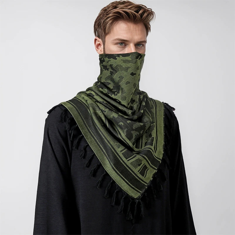 2025 Special Forces Free Variety Tactical Desert Arab Scarves Men Women Military Windproof Hiking Decorative Hijab Scarf Outdoor