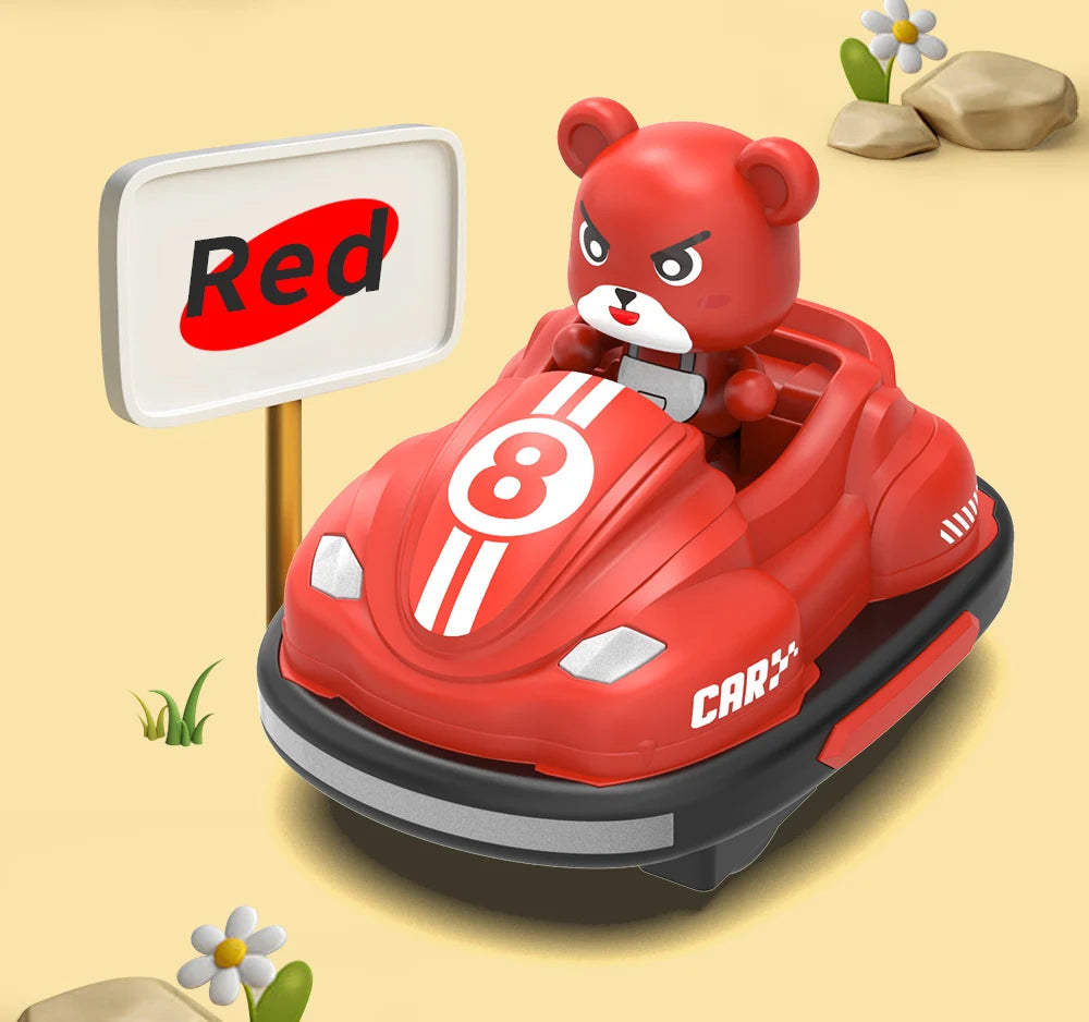 Bumper Battle RC Car with LED – 2.4G Remote Control Racing Car with Music