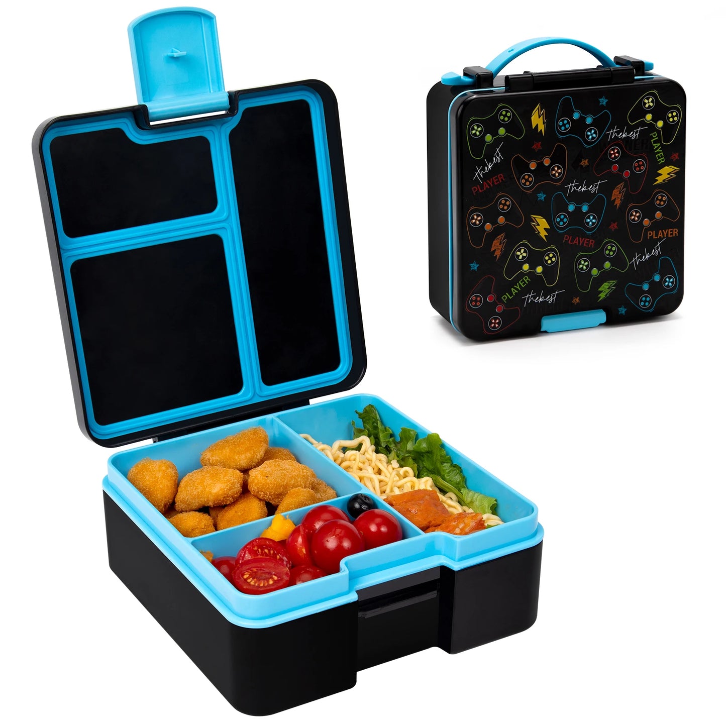 Adorable Leakproof Bento Lunch Box – Microwavable, Divided – For Kids, Teens, and Adults
