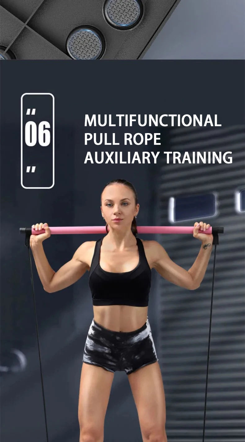 Portable Foldable Push-Up Board Set with Handles – Multi-Function Fitness Training Equipment