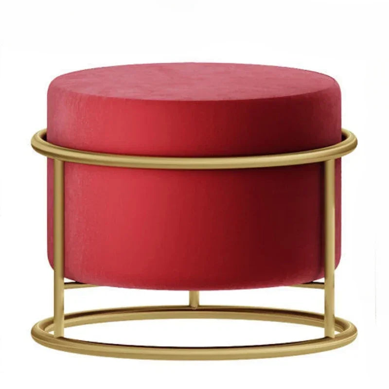 Round Stools Portable Pliant Aesthetic Morden Stools Multifunction Affordable Luxury Taburete Pegable Portatil Home Furniture